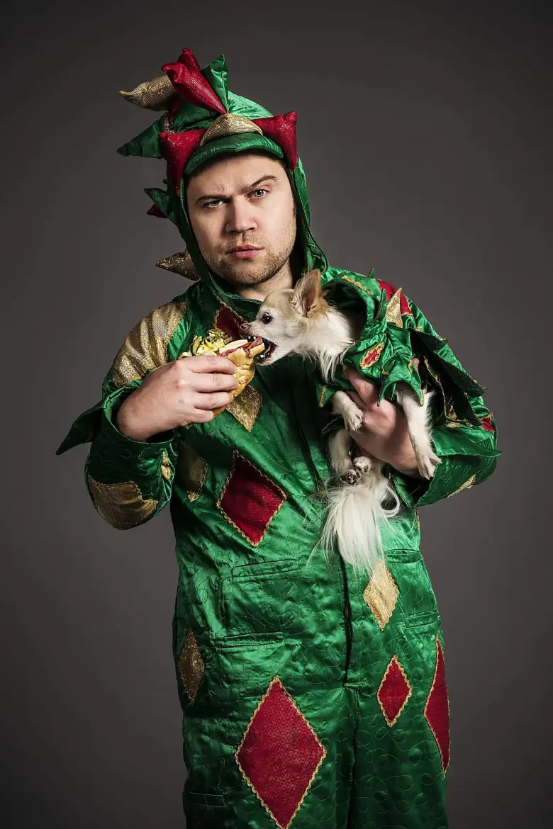 Piff The Magic Dragon on stage
